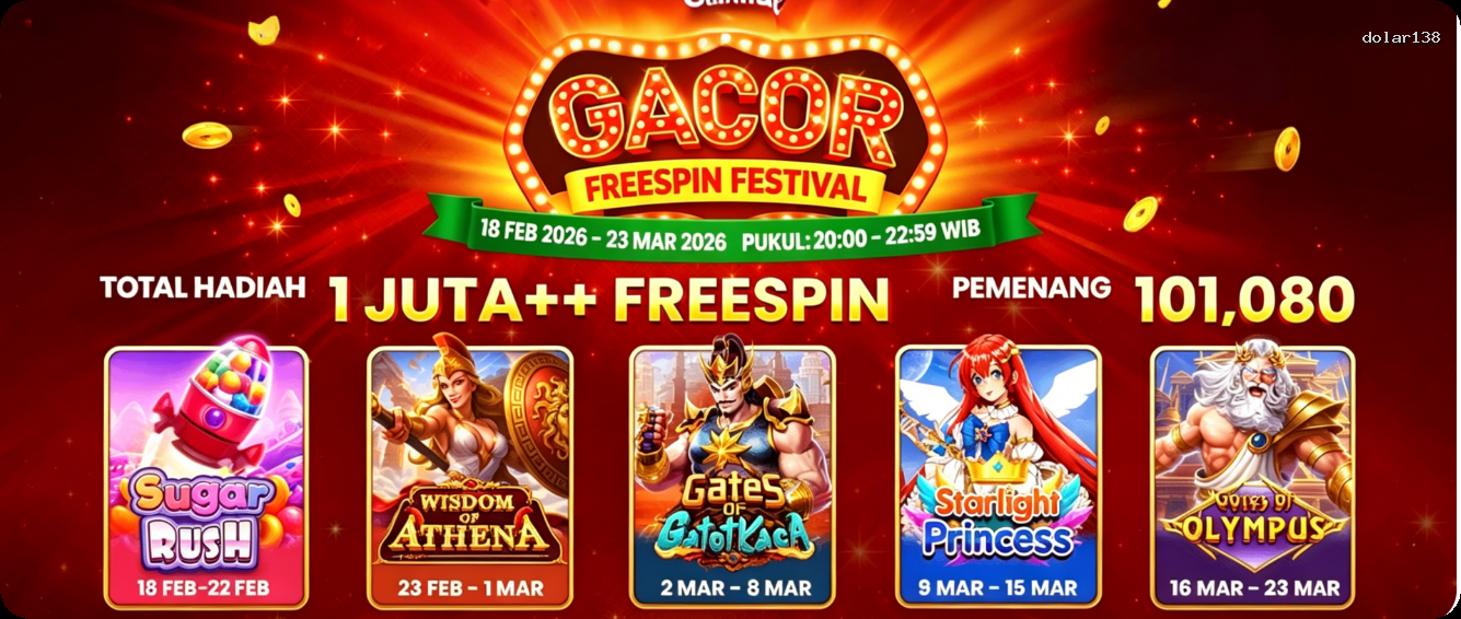 Login dolar138 Sekarang Bonus Melimpah